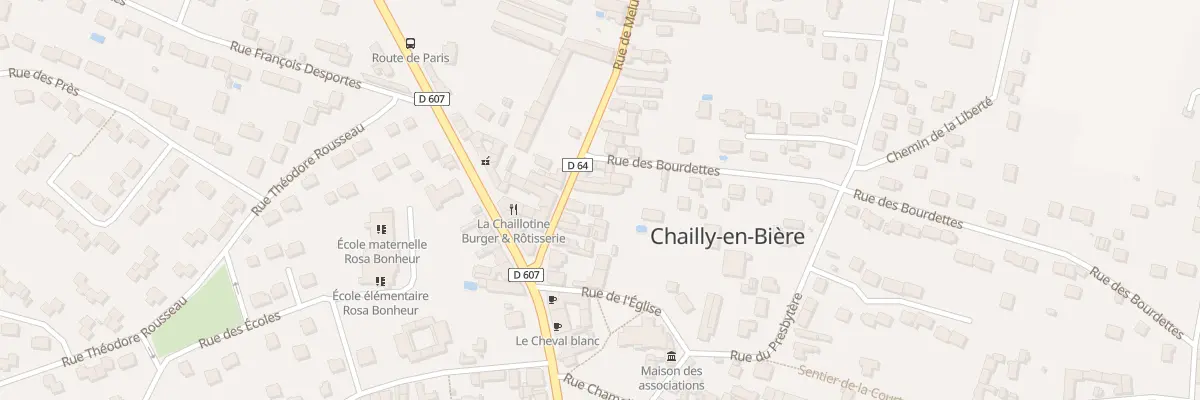 Plan du 24 Rue de Melun à Chailly-en-Bière