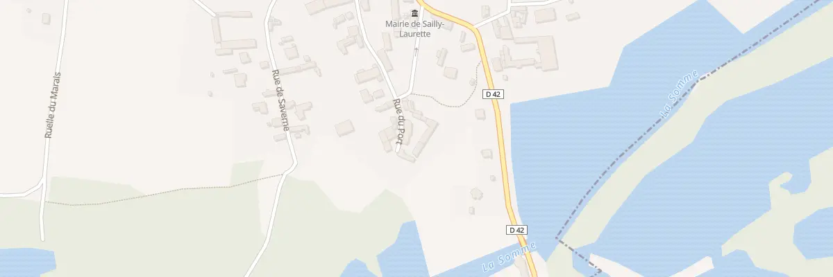 Plan du 6 Rue du Port à Sailly-Laurette