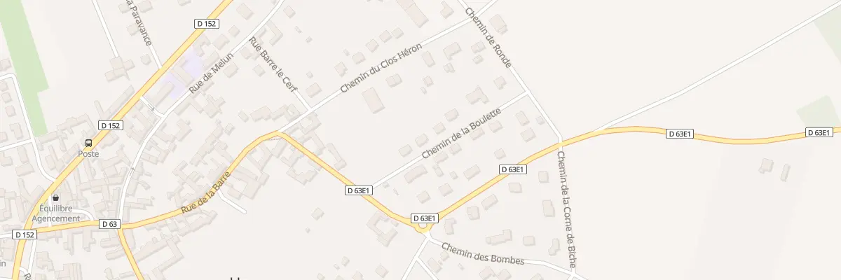 Plan du 5 Che de la Boulette à Ury