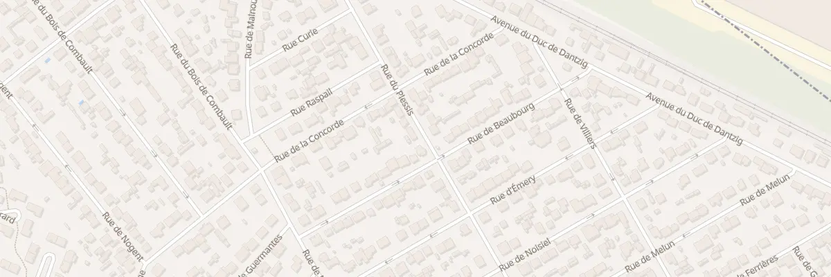 Plan du 53 Rue du Plessis à Pontault-Combault