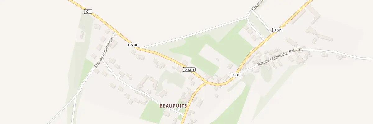Plan du 1 Rue de l’Epine à Grandvillers-aux-Bois