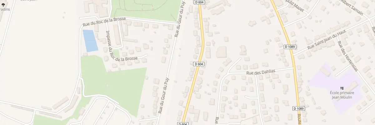 Plan du 34 Rte de Lavault Sainte Anne à Montluçon