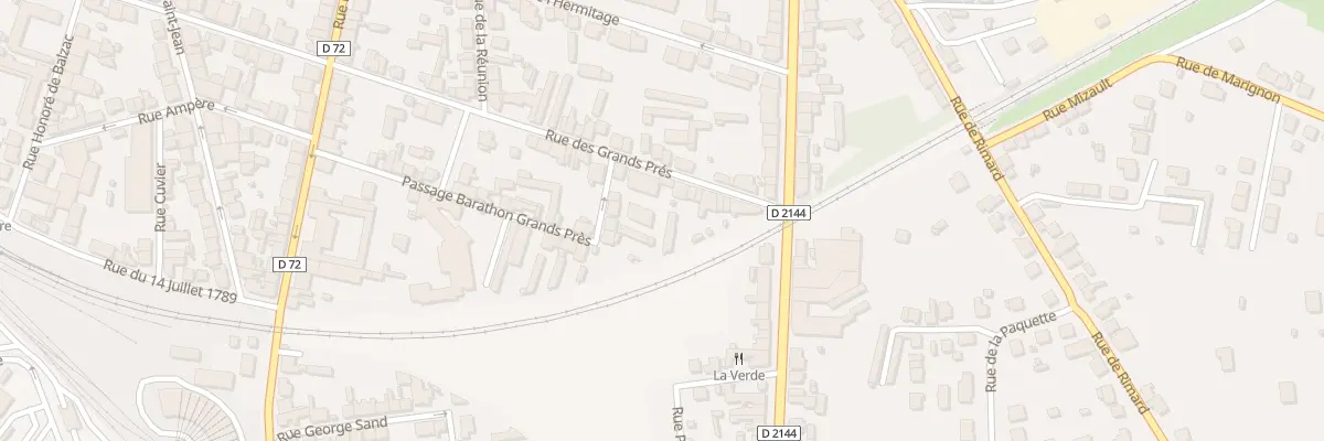 Plan du 74 Rue des Grands Prés à Montluçon