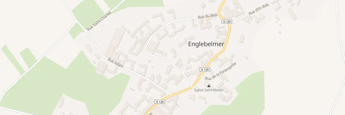 Plan du 25 Rue du Bois à Englebelmer