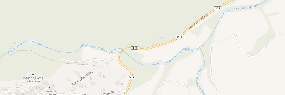 Plan du 8 Rte de Padern à Cucugnan