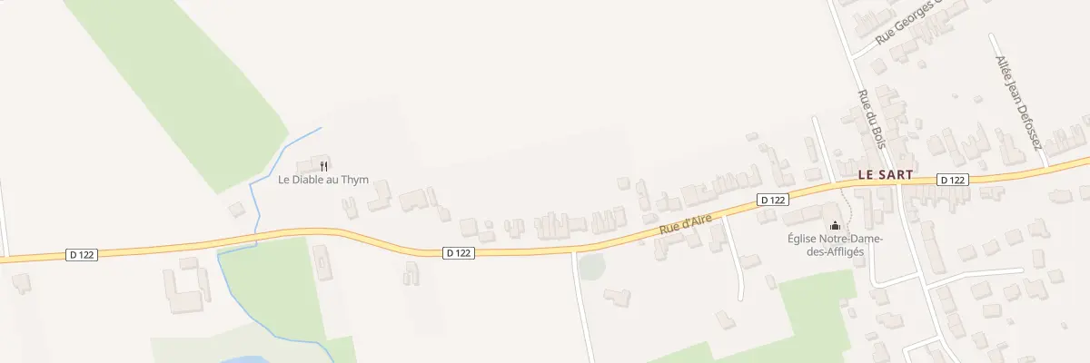 Plan du 234 Rue d’Aire à Merville