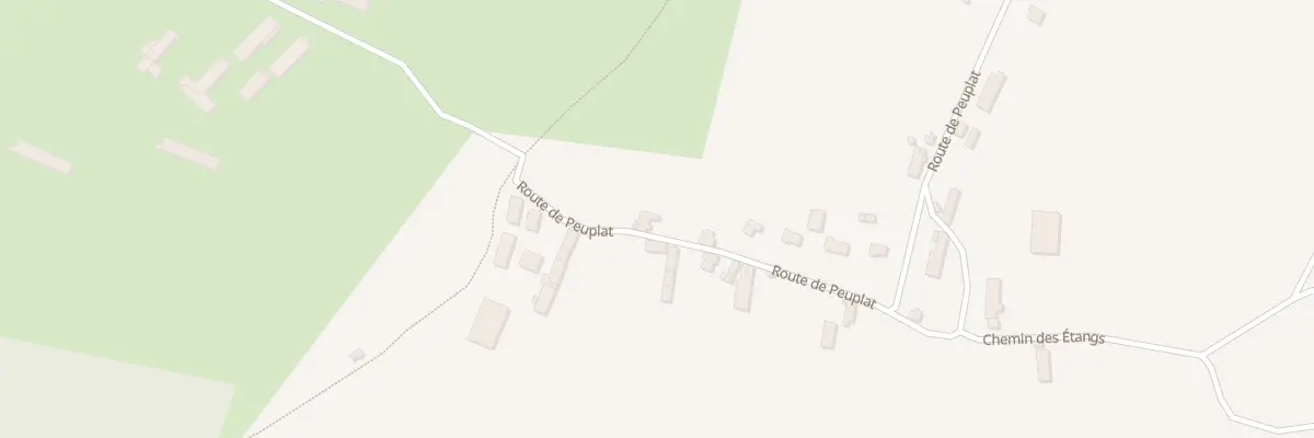 Plan du 804 Rte de Peuplat à Saint-Genest