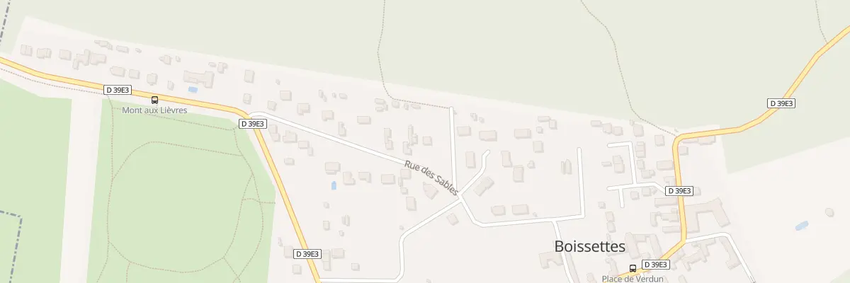 Plan du 12 Rue des Sables à Boissettes