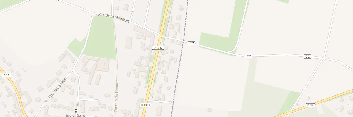 Plan du 19B Rte des Flandres à Saint-Martin-Longueau