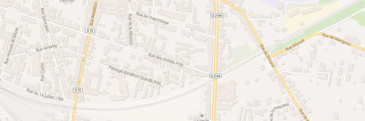 Plan du 89 Rue des Grands Prés à Montluçon