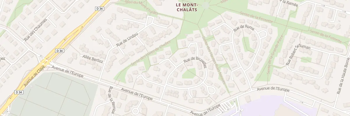 Plan du 2 All Delacroix à Chelles