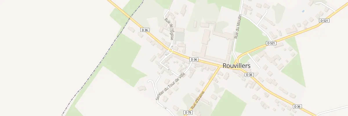 Plan du 6 Gr Grand Rue à Rouvillers