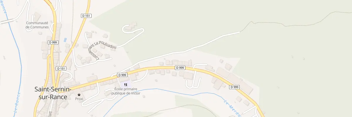 Plan du 25 Av de St Affrique à Saint-Sernin-sur-Rance
