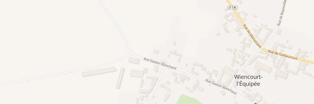 Plan du 30 Rue Gaston Blanchard à Wiencourt-l’Équipée