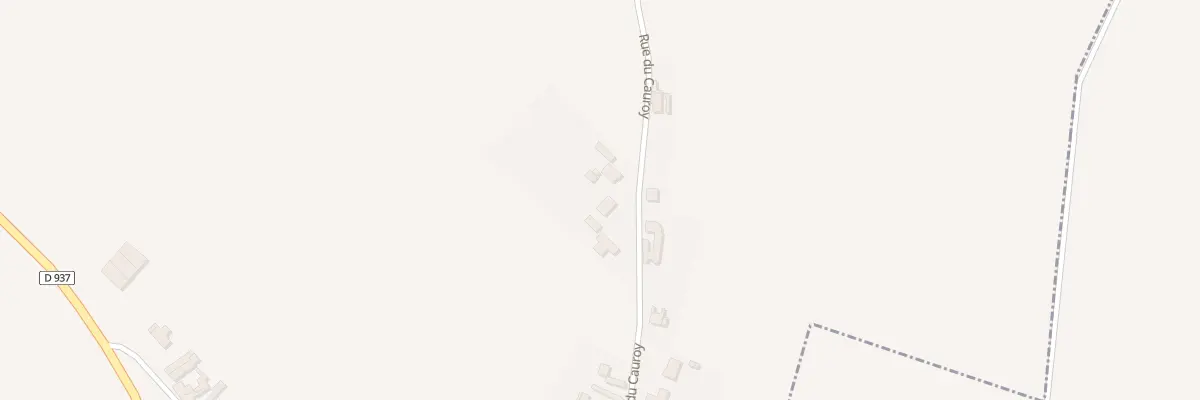 Plan du 815 Rue du Cauroy à Gonnehem