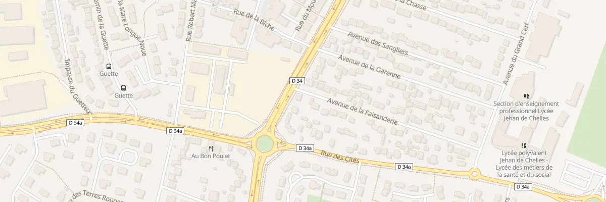 Plan du 126 Av de Claye à Chelles