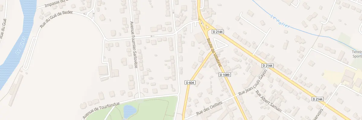 Plan du 13 Rue du Gour du Puy à Montluçon
