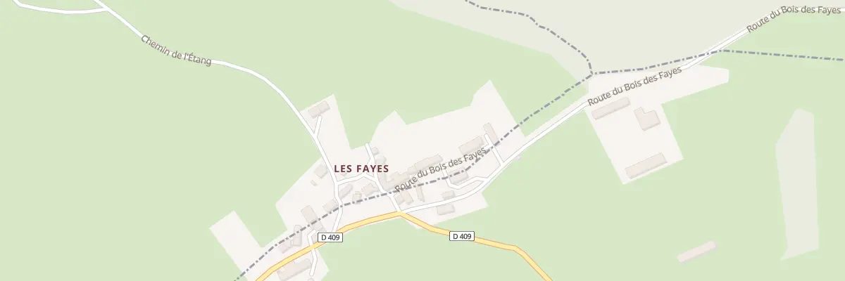 Plan du 5099 Les Fayes à La Petite-Marche