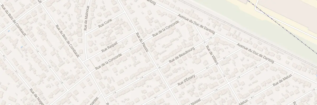 Plan du 54 Rue du Plessis à Pontault-Combault
