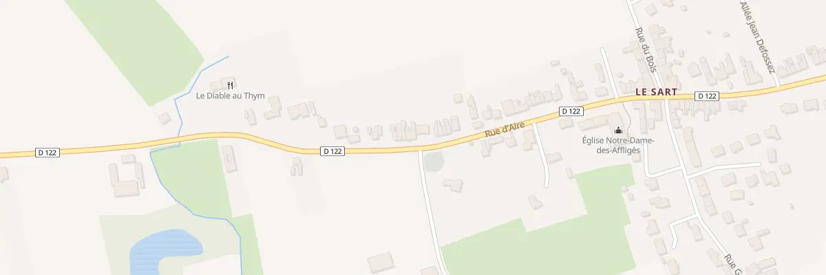 Plan du 230 Rue d’Aire à Merville