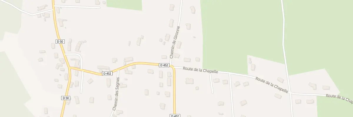 Plan du 4 Che de Gironne à Villebret