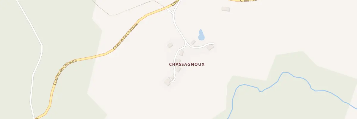Plan du 5279 Chassagnoux à Bagnols