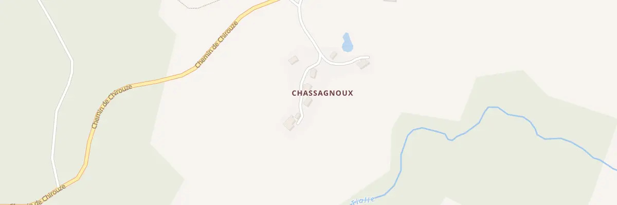 Plan du 5278 Chassagnoux à Bagnols