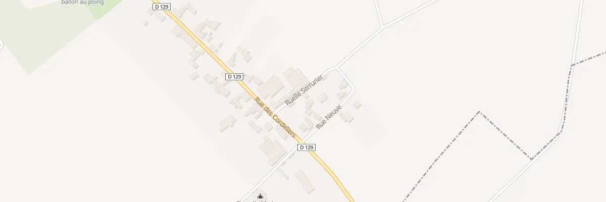 Plan du 4 Rle Serrurier à Mailly-Maillet