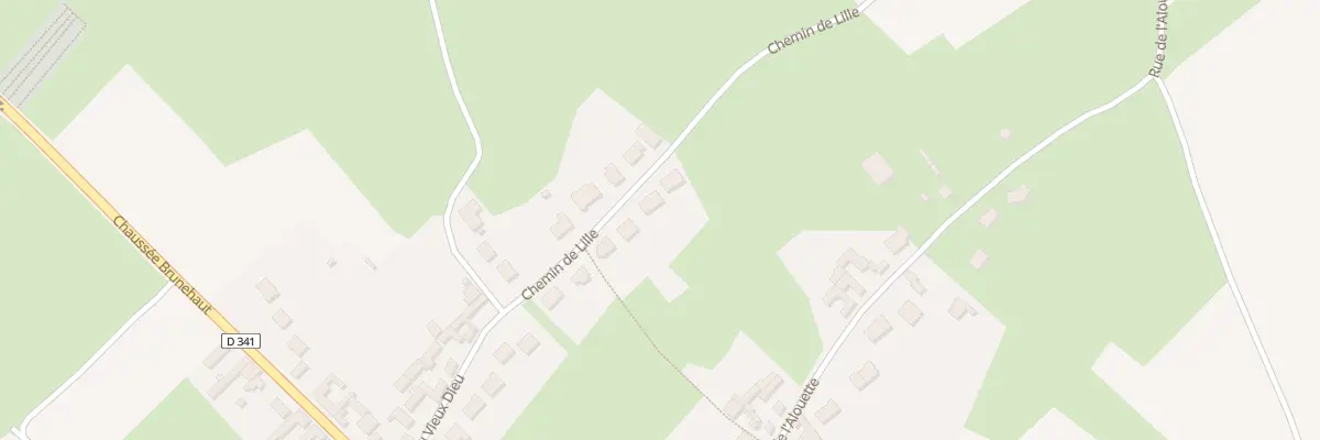 Plan du 6 Le Chemin de Lille à Estrée-Cauchy