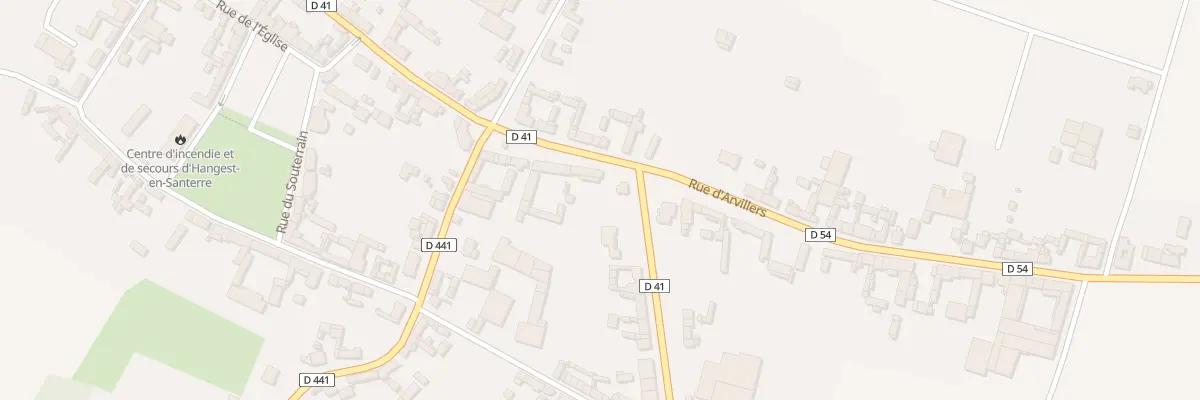 Plan du 8 Rue d’Arvillers à Hangest-en-Santerre
