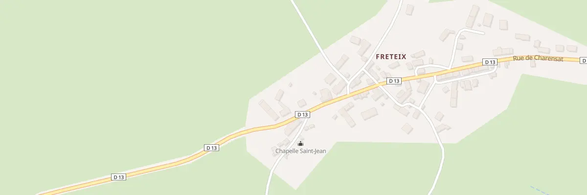 Plan du 3 Rue de Charensat à Montel-de-Gelat