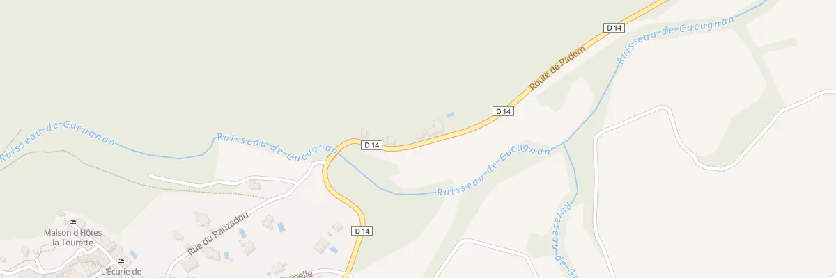 Plan du 10 Rte de Padern à Cucugnan