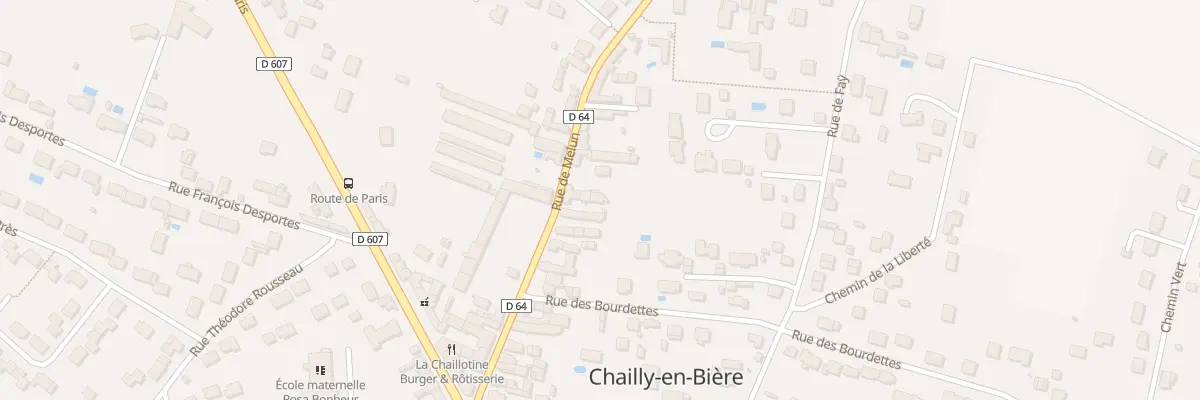 Plan du 38 Rue de Melun à Chailly-en-Bière