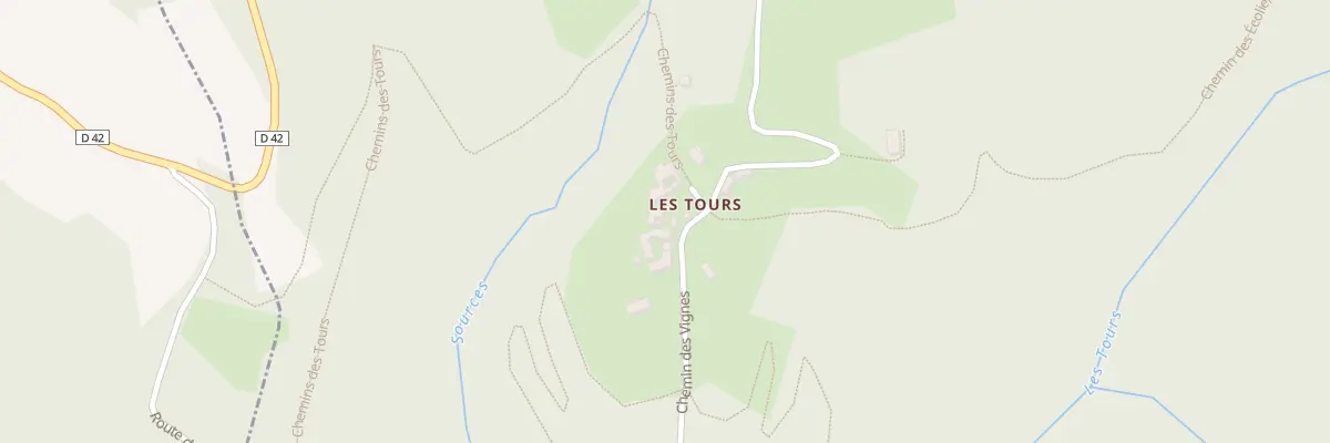 Plan du 5104 Les Tours à Florentin-la-Capelle