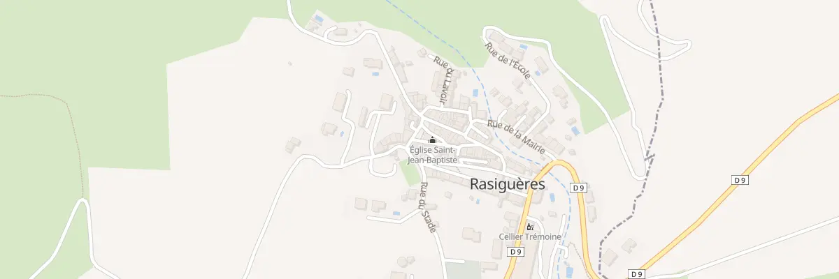 Plan du 18 Village à Rasiguères