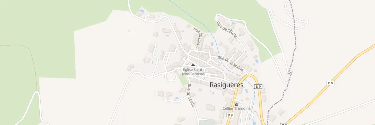 Plan du 17 Village à Rasiguères
