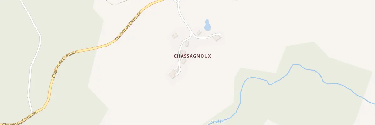 Plan du 5278 Chassagnoux à Bagnols