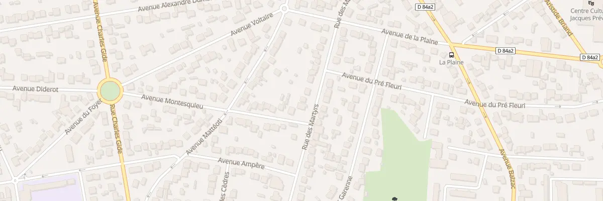Plan du 33B Rue des Martyrs à Villeparisis