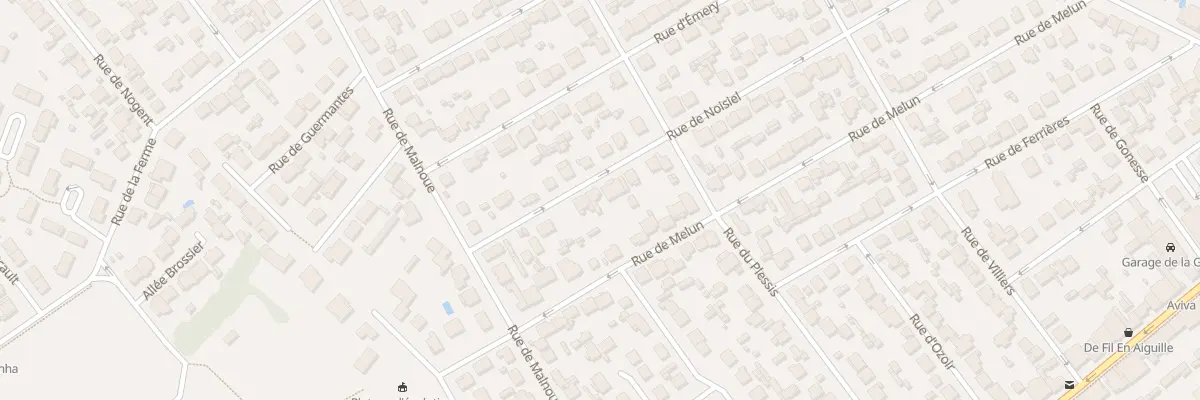 Plan du 55 Rue de Noisiel à Pontault-Combault