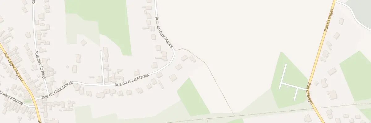 Plan du 45 Rue du Haut Marais à Vendin-lès-Béthune