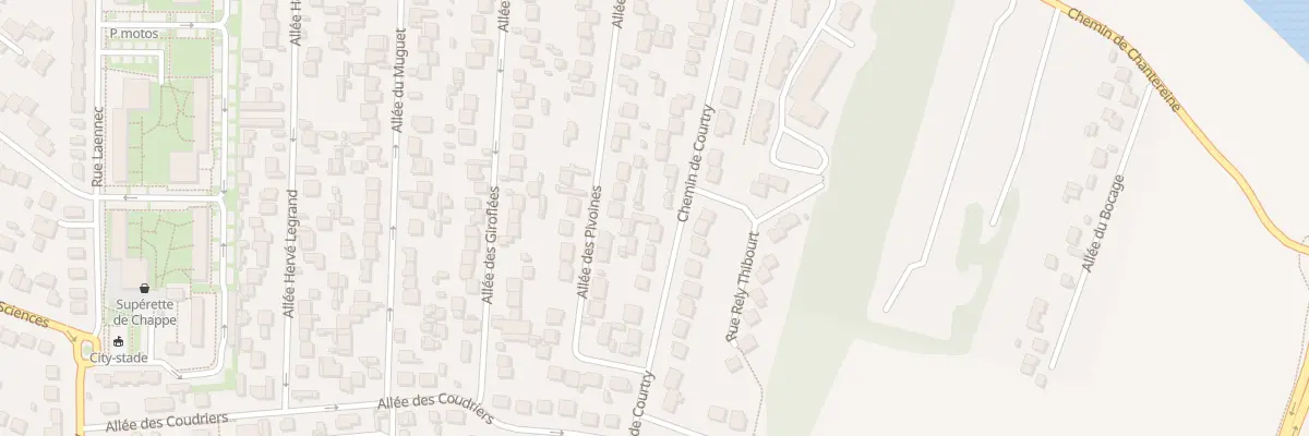 Plan du 31 Che de Courtry à Chelles