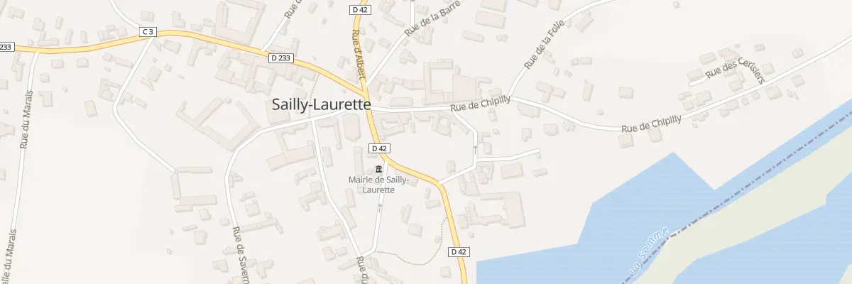 Plan du 5 Rue de Chipilly à Sailly-Laurette