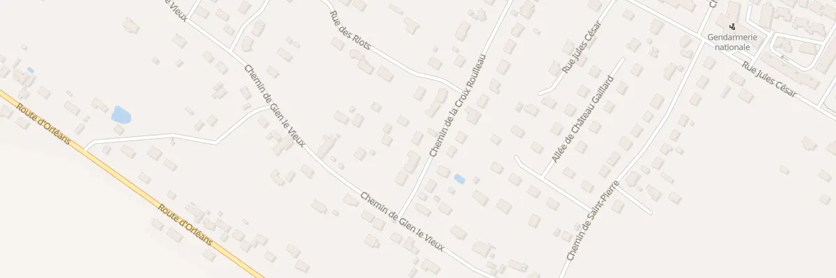 Plan du 9 Che de la Croix Roulleau à Gien