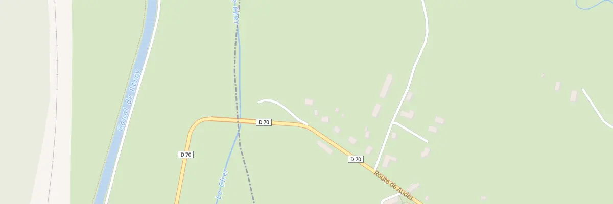 Plan du 30 Rte de Audes à Reugny