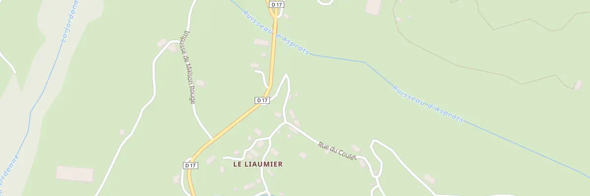 Plan du 1 Rue du Rocher à Saint-Cirgues-de-Jordanne