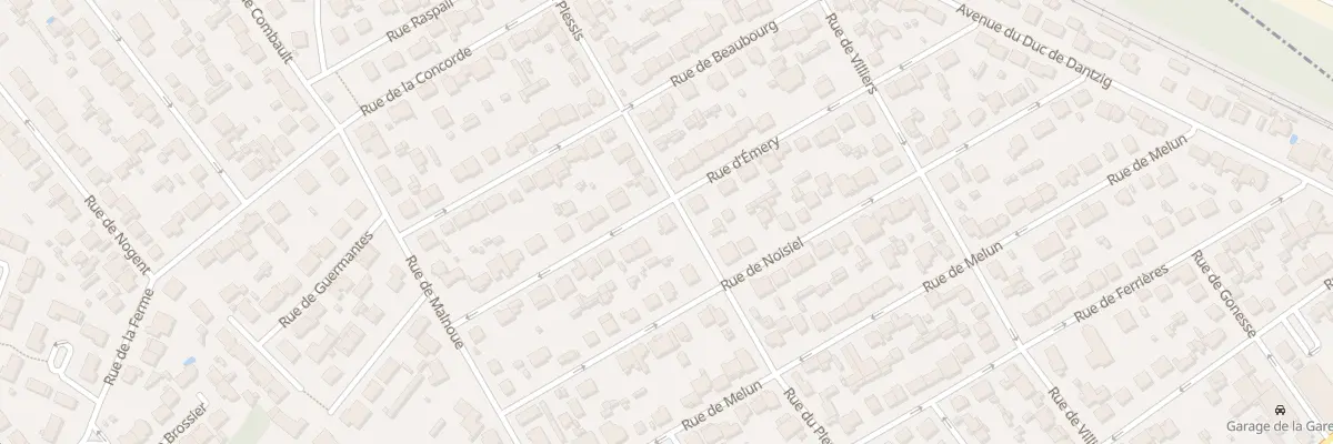 Plan du 47 Rue du Plessis à Pontault-Combault