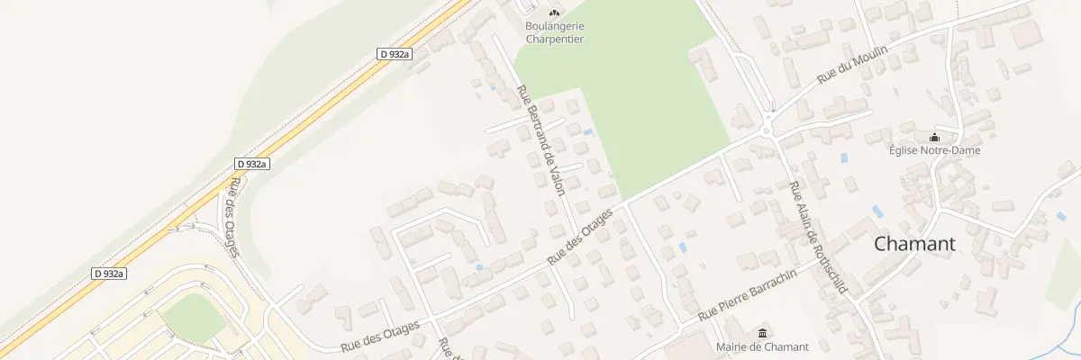 Plan du 5 Rue Bertrand de Valon à Chamant