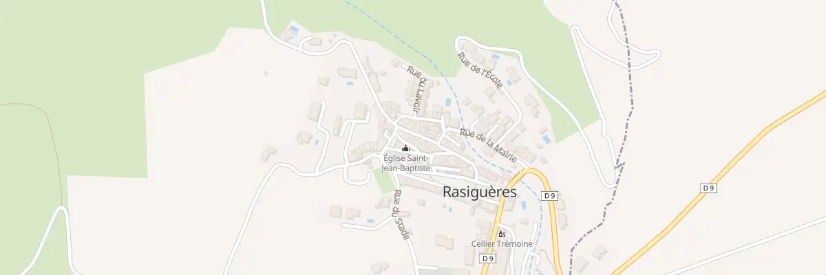 Plan du 52 Village à Rasiguères