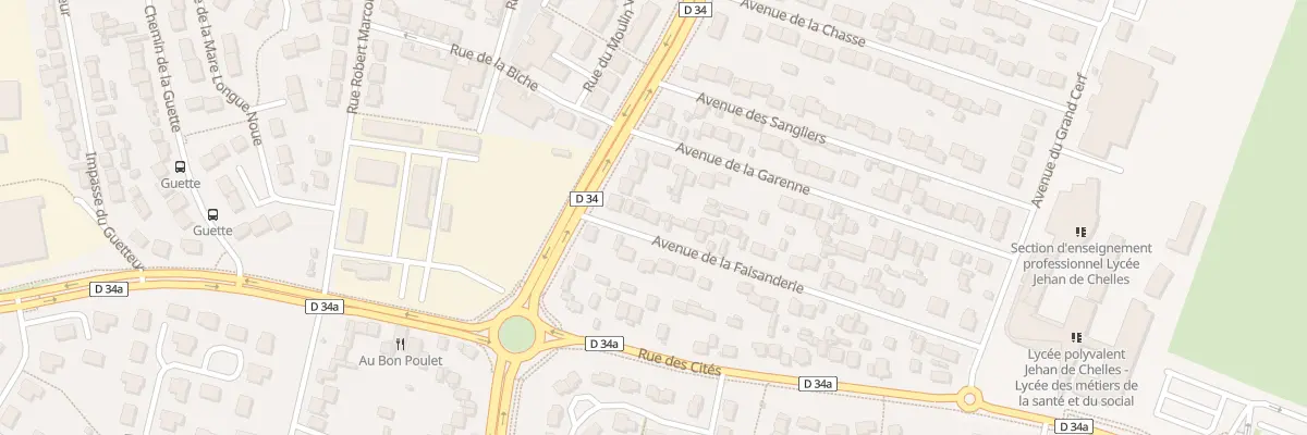 Plan du 5B Av de la Faisanderie à Chelles