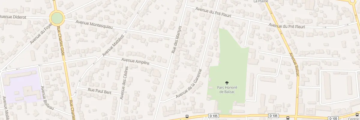 Plan du 18 Rue des Martyrs à Villeparisis